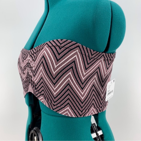 Free People Intimately NWT Lilac Combo Desert Days Seamless Bandeau Bra, M/L - Picture 2 of 16